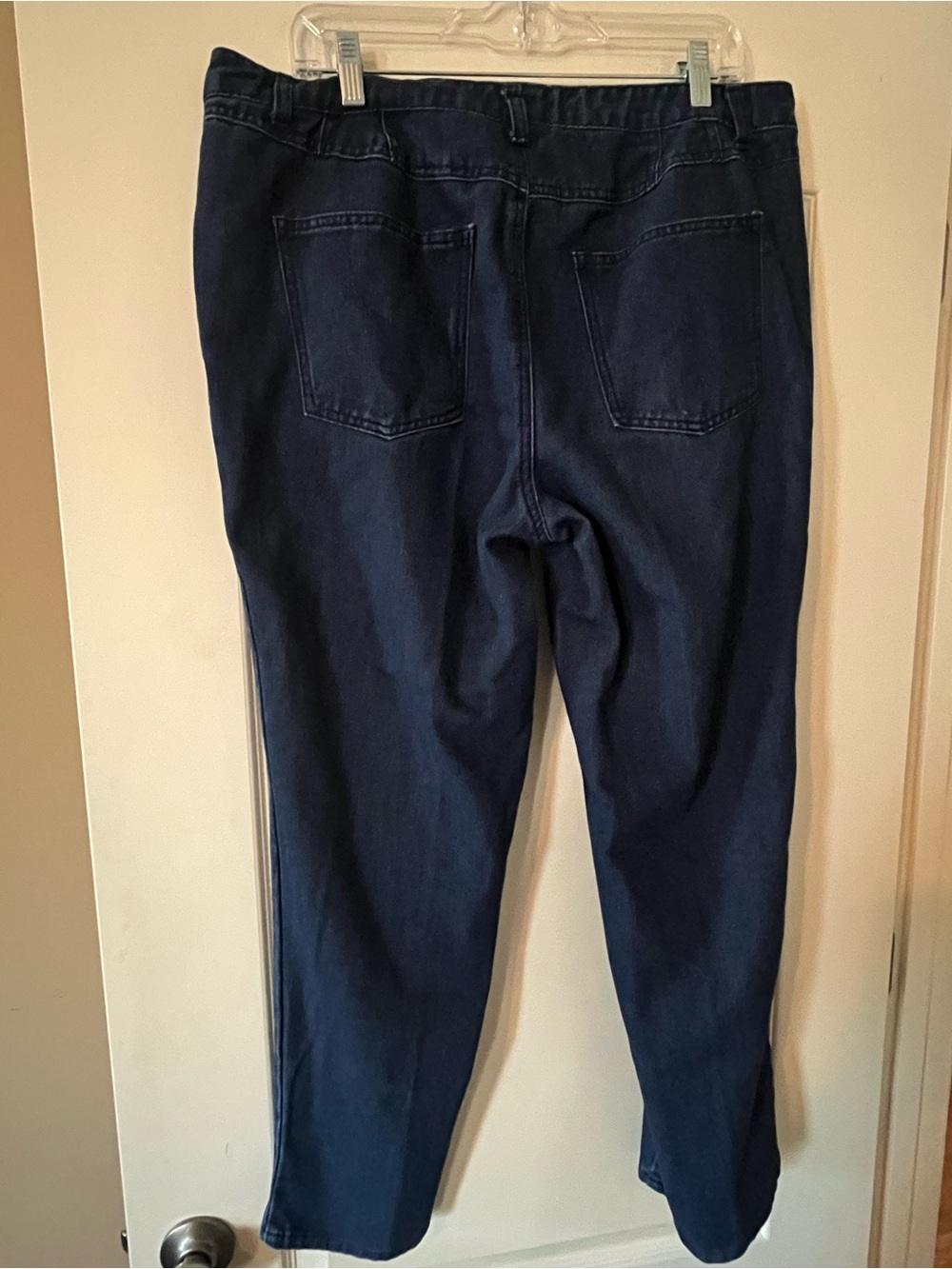 Jessica London Classic Straight Leg Jeans in Dark Blue Women’s Size 16W Petite - Picture 14 of 15